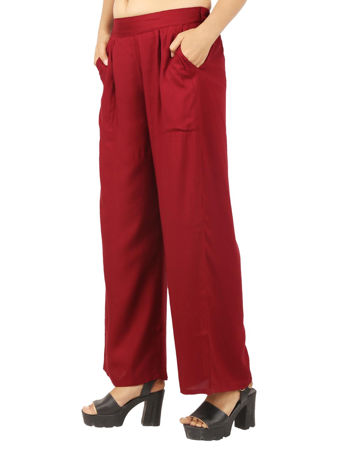 solid straight palazzo - 15249900 - Zoom Image - 2