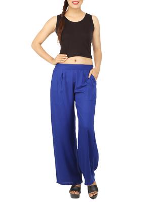 solid pleated straight palazzo - 15249902 - Standard Image - 4