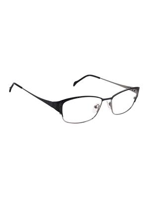 david blake matte black gunmetal cateye full rim eyeglass - 15250075 - Standard Image - 2