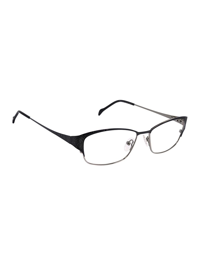 david blake matte black gunmetal cateye full rim eyeglass - 15250075 - Zoom Image - 2