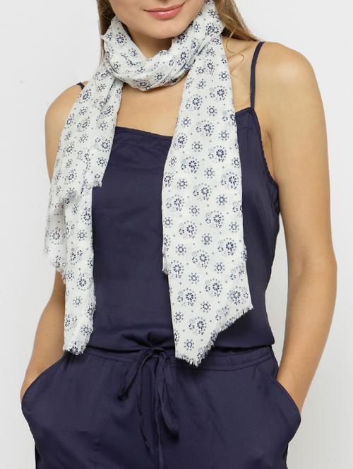 printed cotton stole - 15250235 - Standard Image - 1