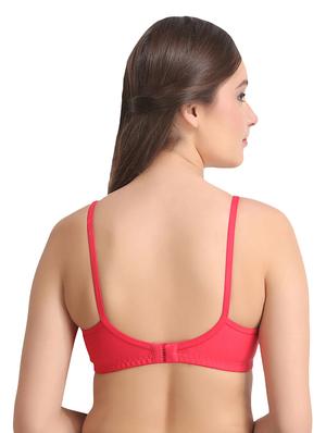 set of 2 bow patch solid bras - 15250240 - Standard Image - 3
