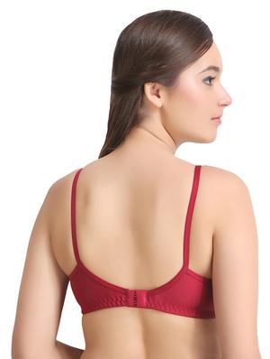 set of 2 bow patch solid bras - 15250240 - Standard Image - 5