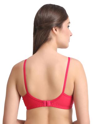 set of 2 bow patch solid bras - 15250241 - Standard Image - 5