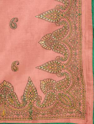 pink art silk embroidered saree with blouse - 15250872 - Standard Image - 4