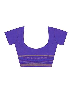 purple art silk bordered saree with blouse - 15250894 - Standard Image - 3