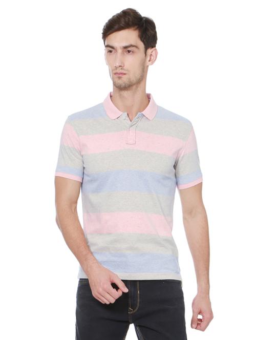 multi colored cotton polo tshirt - 15252278 - Very Small Image - 1