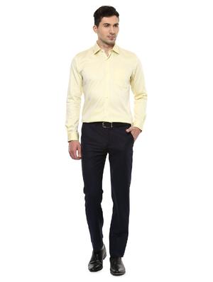 yellow cotton formal shirt - 15252346 - Standard Image - 4
