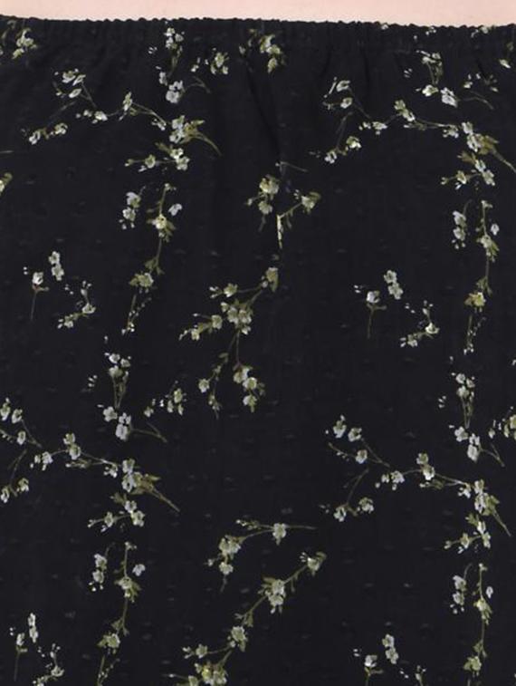 printed off-shoulder dobby detailing top - 15252871 - Zoom Image - 3
