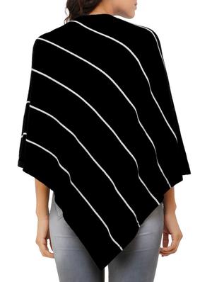 diagonal striped poncho - 15253454 - Standard Image - 3