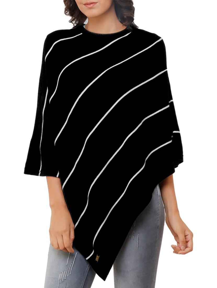 diagonal striped poncho - 15253454 - Zoom Image - 1