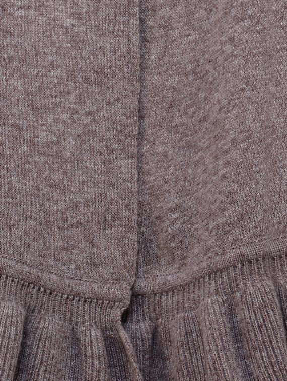 ruffled hem solid cape - 15253460 - Zoom Image - 4