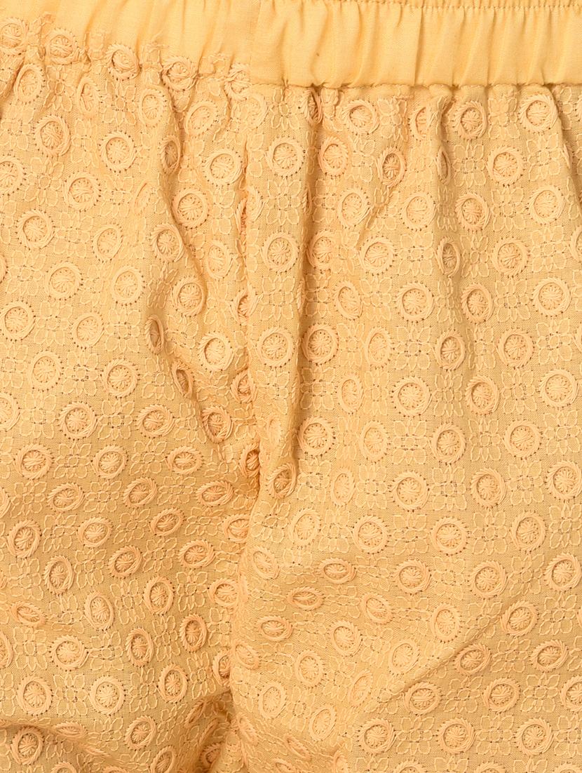 beige cotton straight palazzo - 15254196 - Zoom Image - 5