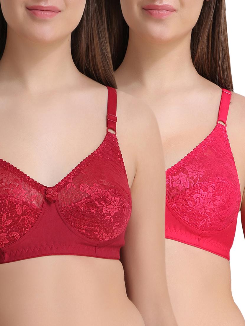 set of 2 bow patch bra - 15254914 - Zoom Image - 1