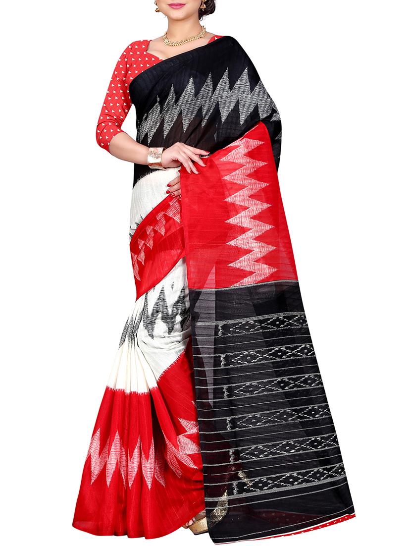 black art silk bhagalpuri saree with blouse - 15255871 - Zoom Image - 1