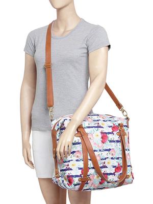 multi colored canvas hobo handbag - 15257679 - Standard Image - 4