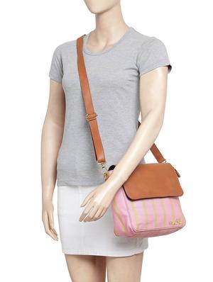 multi colored canvas regular sling bag - 15257687 - Standard Image - 4