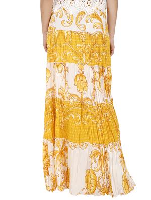 yellow cotton aline skirt - 15258099 - Standard Image - 3