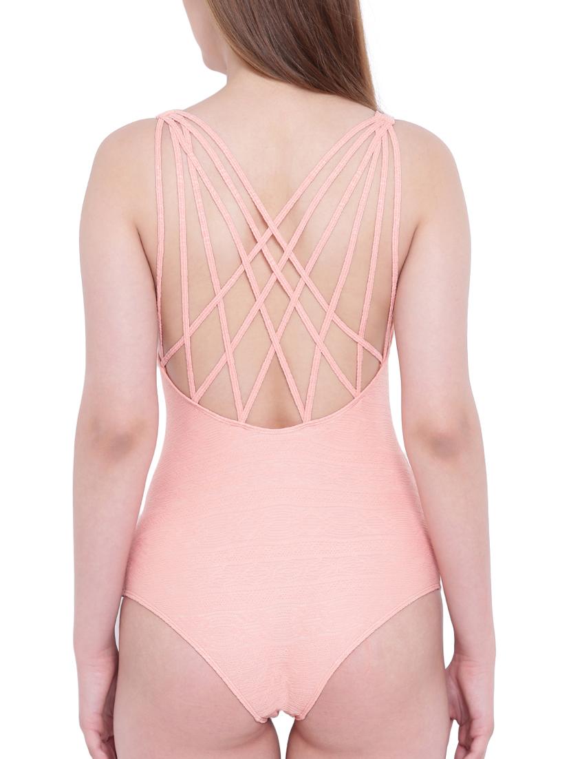 pink solid monokini - 15260588 - Zoom Image - 3