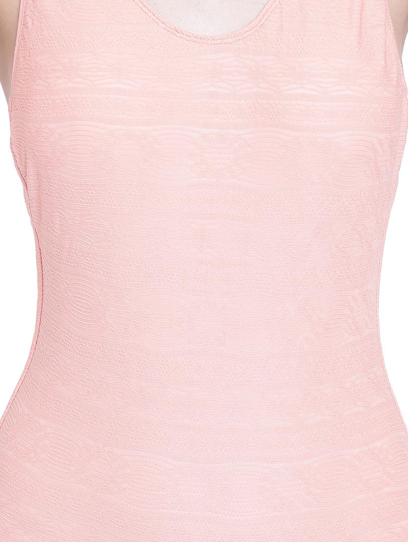 pink solid monokini - 15260588 - Zoom Image - 4