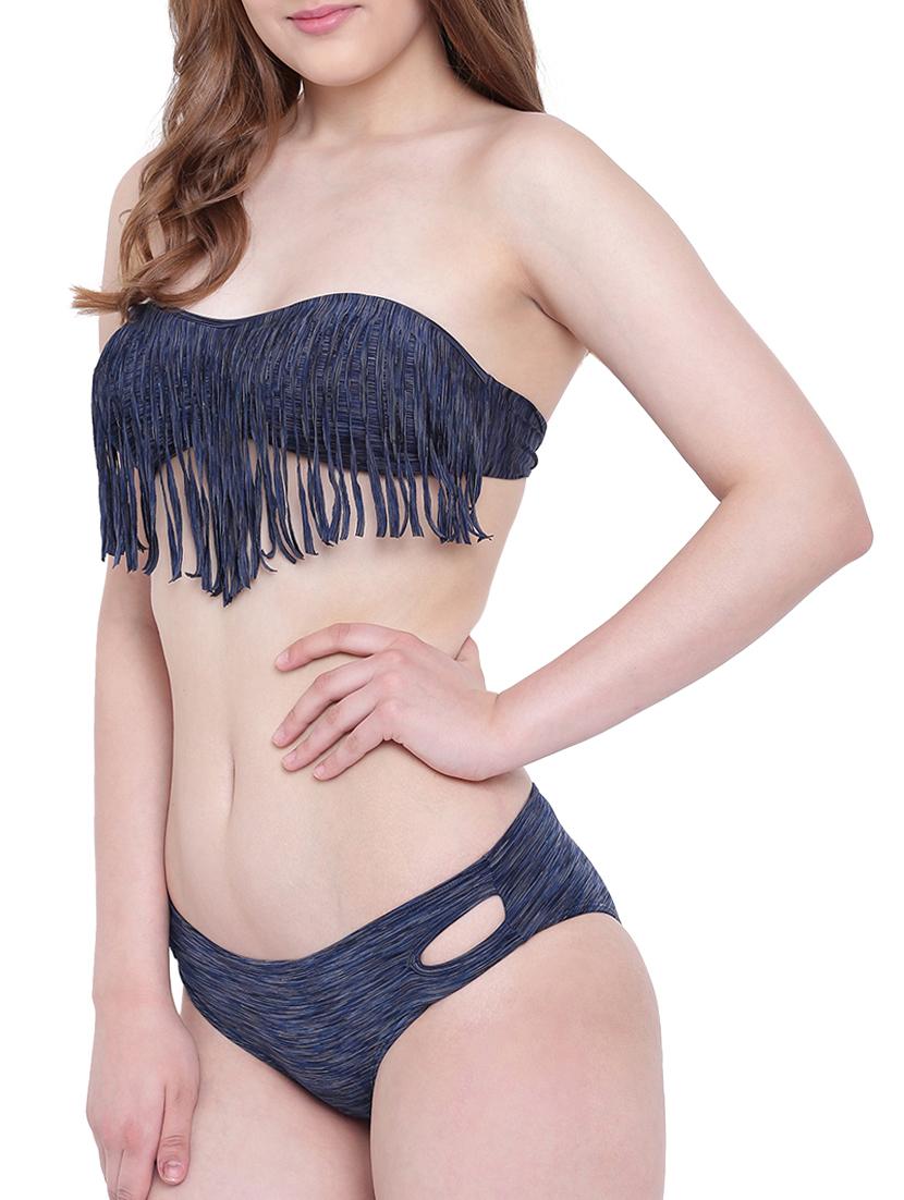 blue printed bikini set - 15260599 - Zoom Image - 2