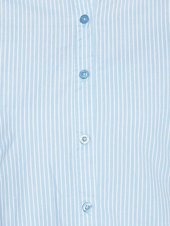 blue striped cotton shirt - 15260774 - Zoom Image - 4