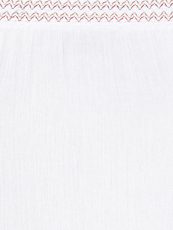 white viscose embroidered top - 15260821 - Zoom Image - 4