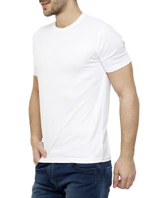 white polyester tshirt - 15261395 - Standard Image - 2