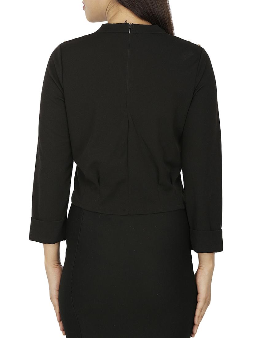 embellished key hole neck top - 15262274 - Zoom Image - 3