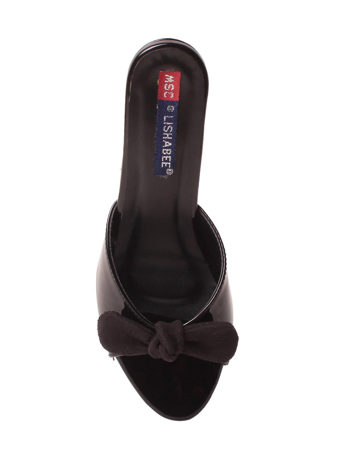 black slip on sandal - 15262878 - Zoom Image - 4