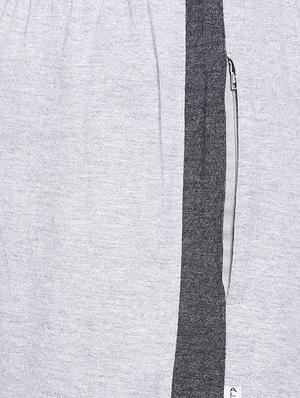 grey cotton three - fourth shorts - 15262995 - Standard Image - 4