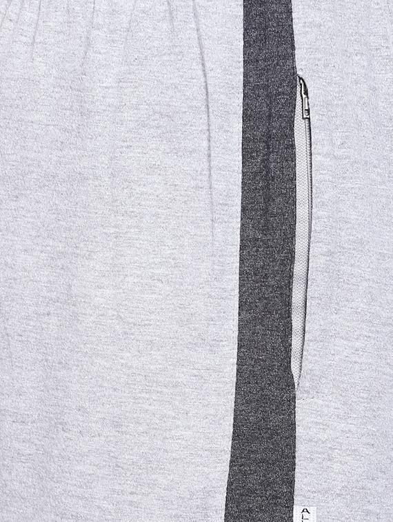 grey cotton three - fourth shorts - 15262995 - Zoom Image - 4