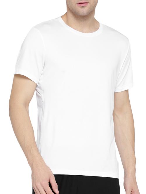 white solid t-shirt - 15263822 - Standard Image - 1