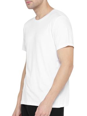 white solid t-shirt - 15263822 - Standard Image - 2