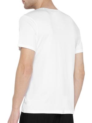 white solid t-shirt - 15263822 - Standard Image - 3