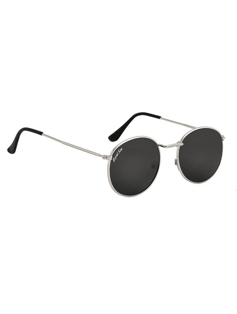 royal son uv protected round sunglasses for women (rs0013rd|50|black lens) - 15265217 - Zoom Image - 2