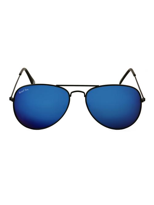 royal son uv protected aviator sunglasses for women (what0200|58|bule mirrored lens) - 15265229 - Standard Image - 1