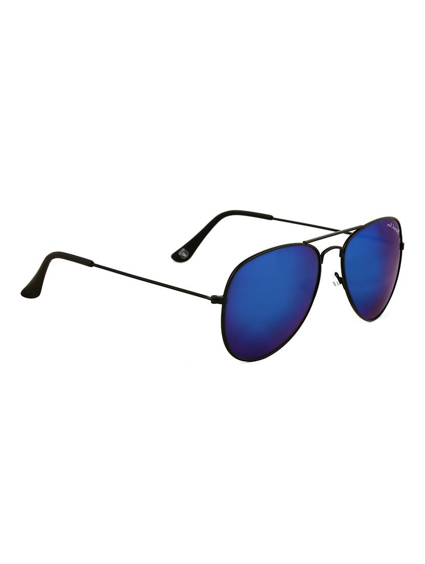 royal son uv protected aviator sunglasses for women (what0200|58|bule mirrored lens) - 15265229 - Zoom Image - 2