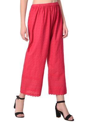 pink cotton combo palazzo - 15265275 - Standard Image - 7