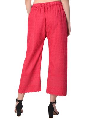 pink cotton combo palazzo - 15265275 - Standard Image - 8