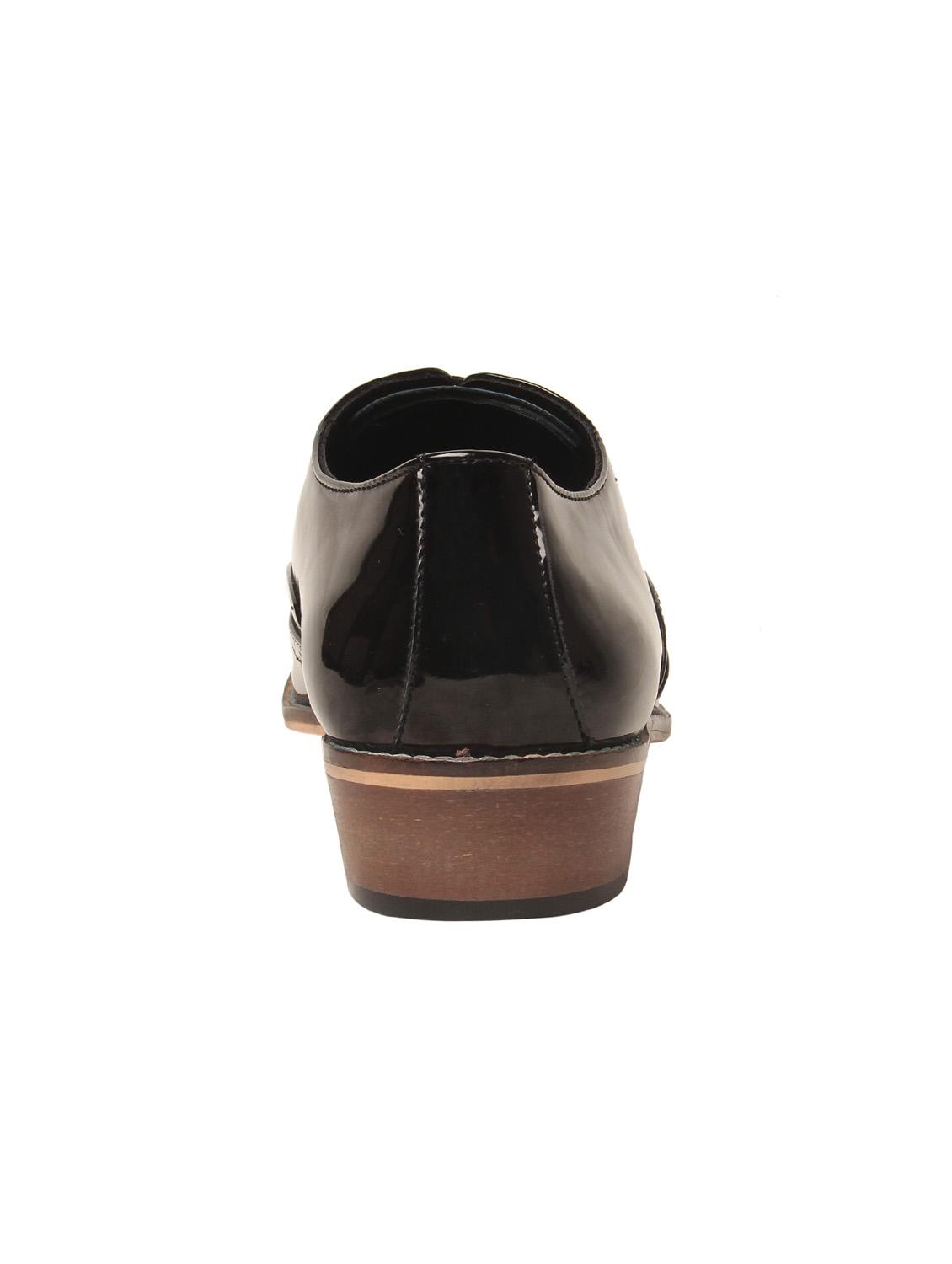 black patent leather lace-up brouge - 15266106 - Zoom Image - 3