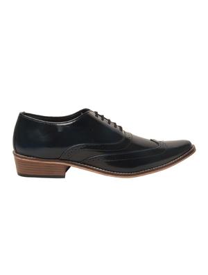 blue patent leather lace-up brouge - 15266107 - Standard Image - 2