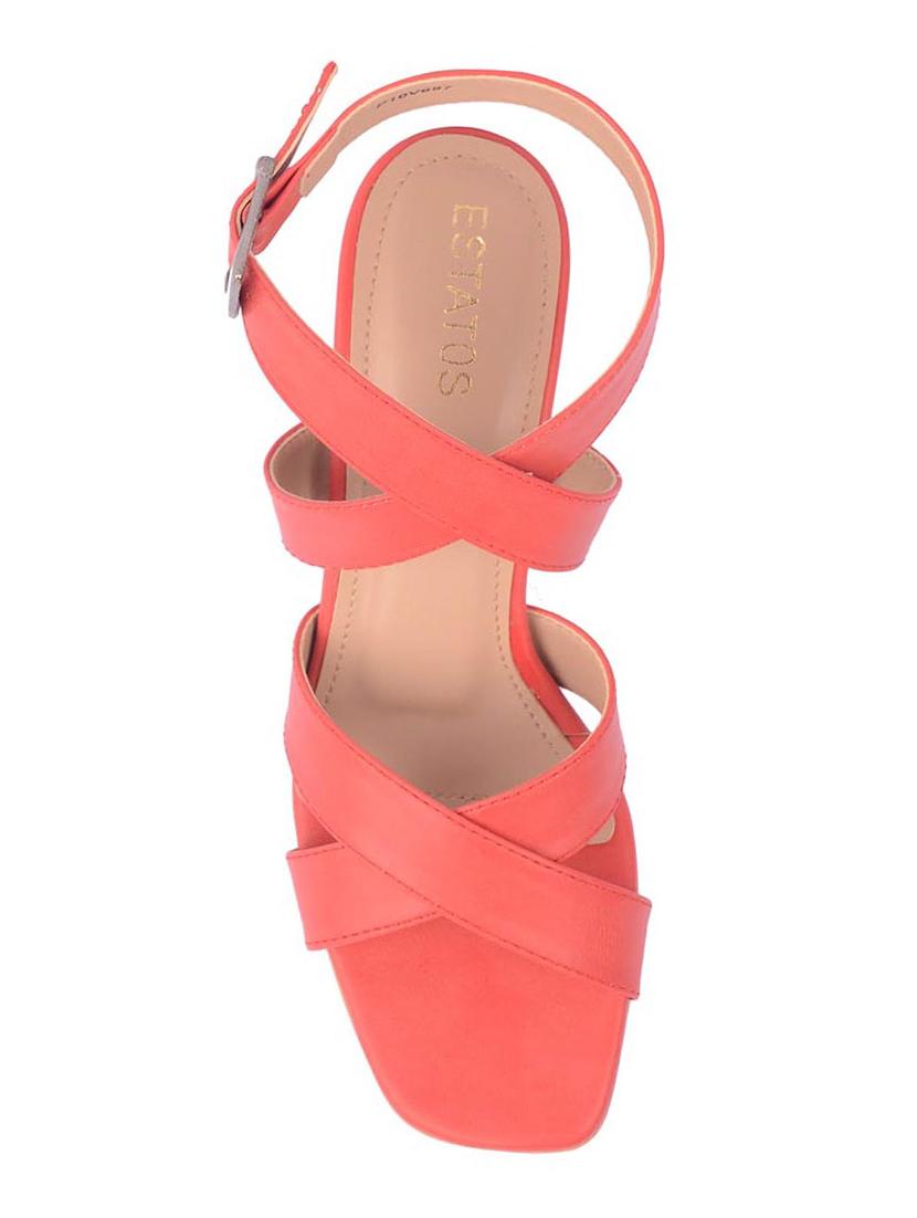 red ankle strap sandal - 15266608 - Zoom Image - 4