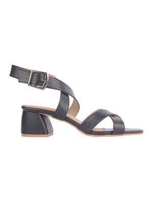 black ankle strap sandal - 15266609 - Standard Image - 2
