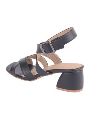 black ankle strap sandal - 15266609 - Standard Image - 3