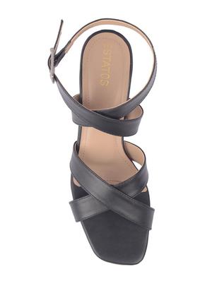 black ankle strap sandal - 15266609 - Standard Image - 4