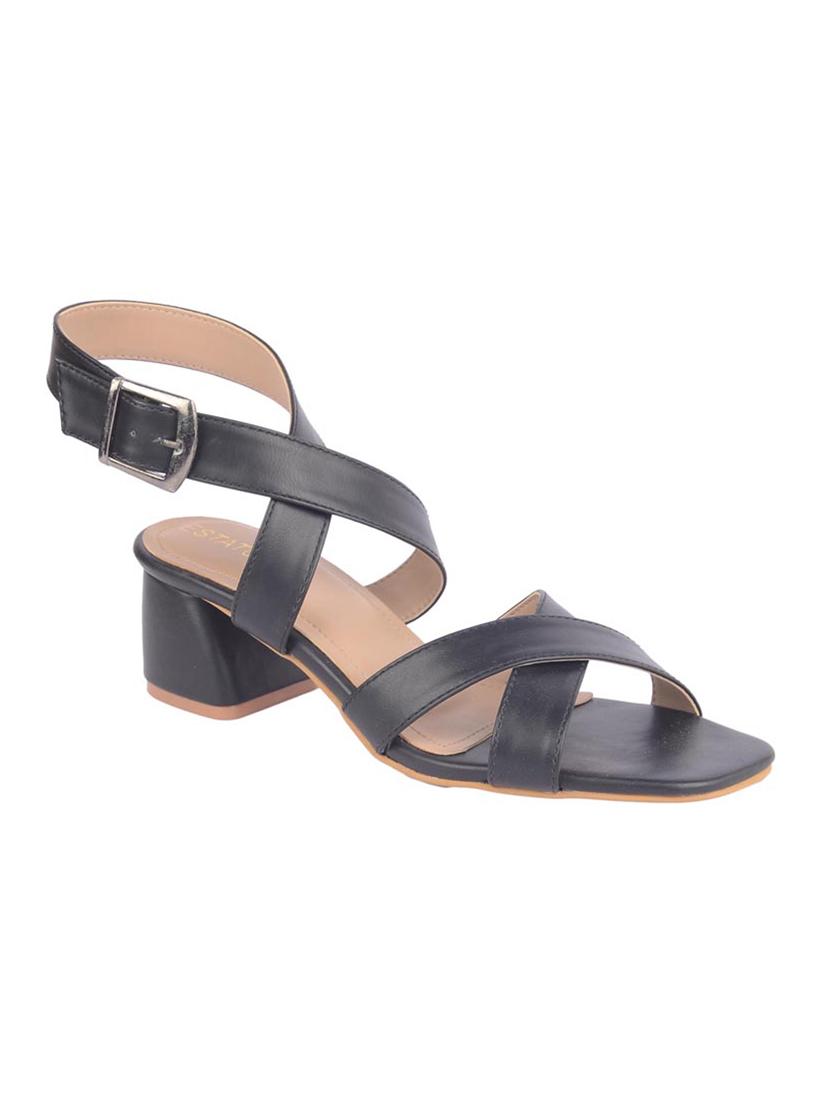 black ankle strap sandal - 15266609 - Zoom Image - 1