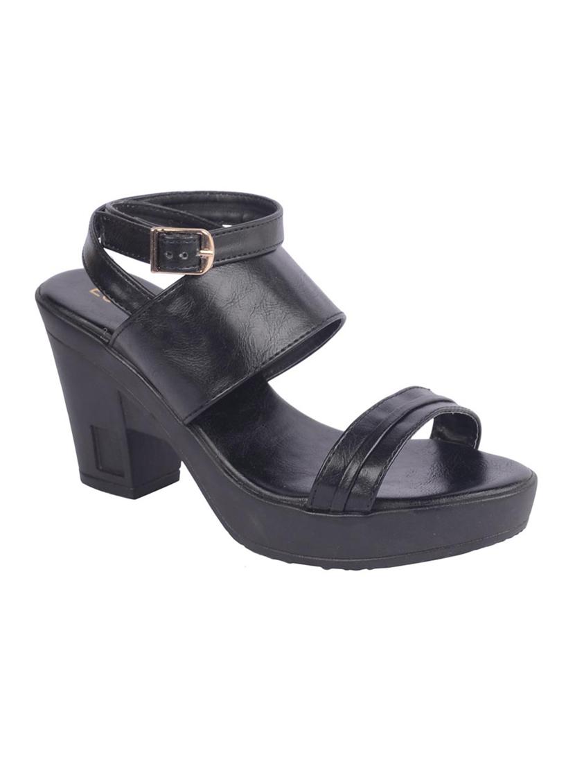 black ankle strap sandal - 15266612 - Zoom Image - 1