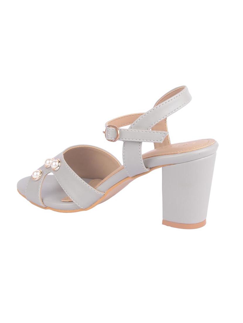 grey ankle strap sandal - 15266614 - Zoom Image - 3