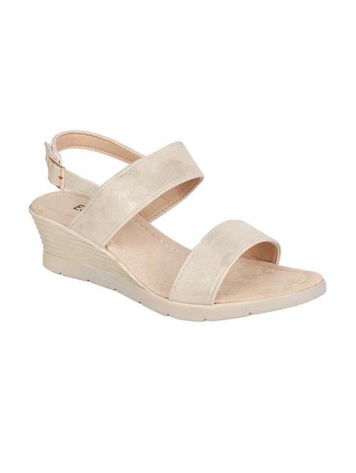 beige back strap wedge - 15266616 - Standard Image - 1